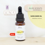 BLISS SCENTS Sunflower Oil Carrier Oil Minyak Pembawa Body Oil