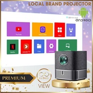 【SG Seller】Truslink [HOT] INFINITE VIEW ANDROI PROJECTOR | FULL HD HOME ENTERTAINMENT PROJECTOR | SUPPORT 4K | CASTING |