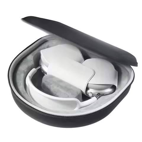 Headphone Travel Case with Mesh Pocket EVA Protective Case Waterproof EVA Headphone Carrying Case fo