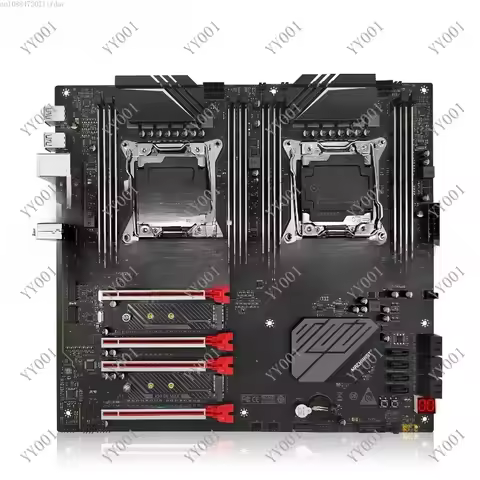 X99 LGA 2011-3 Motherboard Set with 2E5 2699 V4 CPU 816GB DDR4 2400MHz ECC Memory