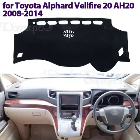 Dashboard Cover Protective Pad For Toyota Alphard Vellfire 20 AH20 2008-2014 Car Accessories Dash Bo