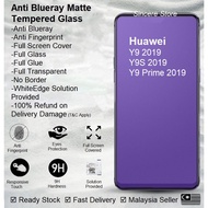Huawei Y9 Prime Y9 Y9S 2019 Y9Prime Anti Matte Blueray Full Screen Frame Tempered Glass