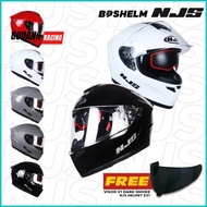 BOSHELM Helm NJS ZX-1 SOLID Helm Full Face SNI