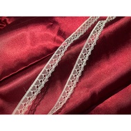 1cm width vintage lace renda lace putih
