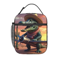 Italian Brainrot Italian Brainrot Portable Lunch Bag Full Print Square Picnic