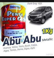 Cat Penta Abu Abu Avanza 1 Kilo Penta Super Gloss Dark Grey 1G3 Met Metalik Mettalic 1 kg Cat Mobil