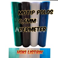 H0M3Sweet- Plain White Fiber Fence Cover Plastic Fence/ 0.6Mm Meter Fiber/