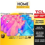 TCL 65 Inch 120Hz Gaming QLED TV Google TV 65C635 | 55 Inch 55C635 | 50 Inch 50C635 | C635 Series Sm