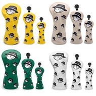 Golf Driver Fairway Hybrid Wood Golf Head Cover Golf Club Cover