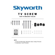 [SKYWORTH] Tv Screw for TV Bracket Holes VESA Wall Mount Skru for TV Hanging Holes