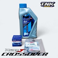 ชุดเซตน้ำมันเครื่องสังเคราะห์100% SMCT ฝาฟ้า