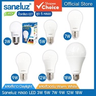 LED Bulb E27 Lamp Holder Multi Wattage 3W-50W White Warm lampu Illumination 220V Home Power Supply