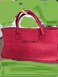 Unused citysuper fabric tort bag (size 27cmx45cm)