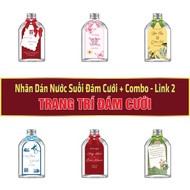[Spring Water Bottle Label - Gourd Bottle Link 2 ] Mineral water sticker + Combo (Sticker + 330ml Go