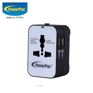 PowerPac Multi Travel Adapter With 2x USB Charger US UK EU AU Adapter (PP7973)