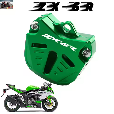 New For KAWASAKI ZX6R ZX-6R ZX 6R Motorcycle CNC Key Cover Protection Shell Embroidery Keychain Key 