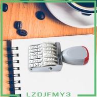 [Lzdjfmy3] 6 Digit Numbering Stamp, Number Stamp, Digit Stamp, Vintage Numbering Stamp, 5mm