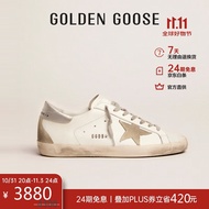 GOLDEN GOOSE/GGDB 黄金鹅男女同款  经典款休闲款牛皮革小脏鞋 银尾女款 37
