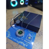 1 SET OF TITANIUM QUANTUM BIO MAGNET HEALTH NECKLACE AND BRACELET NEWEST M-94 Pay on Delivery