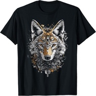 Coyote Animal Motif Artwork Coyote T-Shirt