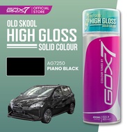 Gox7 High Gloss Solid Color Series AG7250 Piano Black-400ml Spray Paint-Touch Up Paint-Myvi Solid Bl