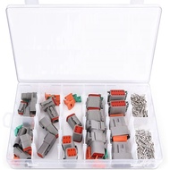 Electrical Wire Connector Plug 8 Sets 2 3 4 6 8 12 Pin for Deutsch DT Connector Assortment Kit