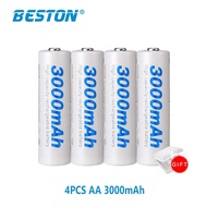 Beston AA 3000mAh battery High Capacity Ni-mh Rechargeable Battery