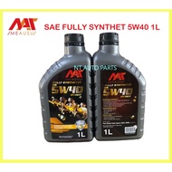 MEAUSU Engine Oil SAE FULLY Synthetic 5W40 1L / Minyak Hitam 5/40 1L 5-40 FULLY Synthetic 5W-40