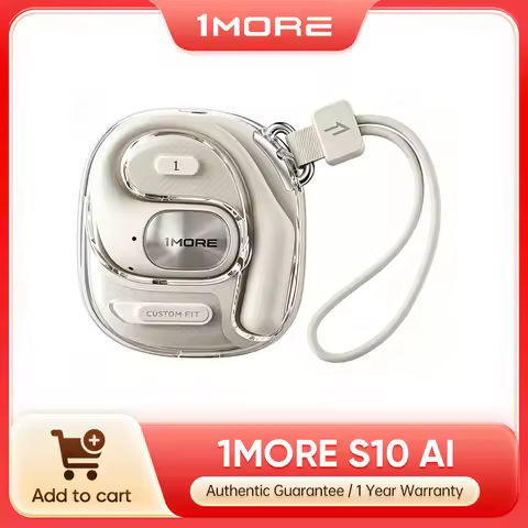 1MORE S10 AI Open-Ear Bluetooth Earbuds AI Translation ENC Call Noise Canceling 30H Playtime IPX4 Wa