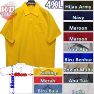 T-SHIRT POLO 4XL jumbo BIG size 4XL COLLAR T-SHIRT