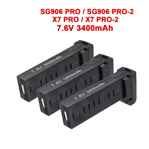 7.6V 3400mah Drone Battery For SG906PRO, SG906MAX, X7PRO, X8PRO, 193PRO, 193MAX Spare Drone Battery