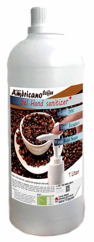 hand sanitizer gel 5 liter prodica dan lainnya bonus botol dan corong - coffee 1 liter