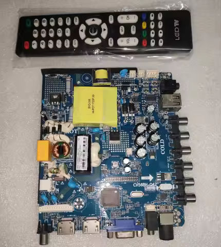 CV56BH-Q42 Three in one universal TV motherboard 2 HDMI interfaces 45--70v 560ma working good
