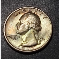 US Washington 1/4 Dollar 1977