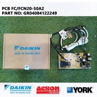 Original Daikin Genuine Parts Ceilling Cassette Type IC Board For 2HP - 5HP (ASSY PCB FC/FCN20-50A2) GR04084122249