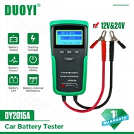 【Local Stock】DUOYI DY2015A 12V 24V Car Battery Tester Digital Multimeter Tools Lead Acid CCA Load Ba