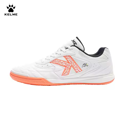 Kelme Indoor Football Shoes Adult Flat Sole Youth Match Five-a-side Training Soccer Cleats Men's Fut