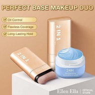 Ellen Ella Flawless Makeup Base Kit Foundation Stick Concealer Moisturizing Primer Cream