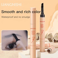 Waterproof Eyebrow Cream Eyebrow Brush Eyeliner Smudge-Proof High Pigment Lasting