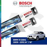 BOSCH AEROTWIN PLUS FLATBLADES WIPER SET FOR BMW X1 (E84) 2009-2015 (24"/18")