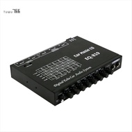 EQ-819 Car Equalizer Multifunctional Car Equalizer Multifunctional Car Audio EQ Tuning Crossover Amp