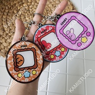GANTUNGAN Keychain Shaker TAMAGOTCHI BT21 bts bangtan tinytan BTS Custom Name Bagtag/ bag Hanger Sha