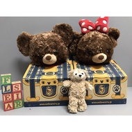 [FleaSir] Disney store University Bear Mickey Mocha And Minnie Pudding Suspenders Modeling Carton Do