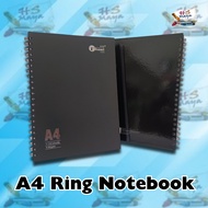 [UKAMI] A4 PVC Cover Ring Notebook 80gsm with Ruled Lines 100's