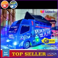 MINIATUR TRUK OLENG KAYU FULL LAMPU WAHYU ABADI / MINIATUR TRUK OLENG MURAH / Mainan anak laki laki / mainan viral