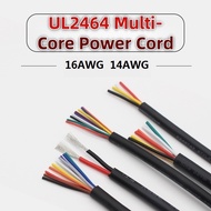 UL2464 Power Cord 16AWG 14AWG Tinned Copper Multi-Core Electronic Wire Internal Connection Wire -1/2