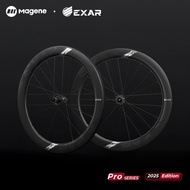 MAGENE EXAR PRO Carbon Fiber Wheelset Pro disc brake assymetric superlight 58mm 45mm centre lock Rim