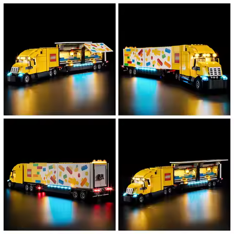 LED Light Kit for LEGO Yellow Delivery Truck 60440