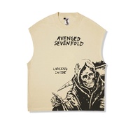 T-Shirt Merchandise A7X Avenged Sevenfold Life Is But a Dream Looking Inside - Oversized Band Vest T