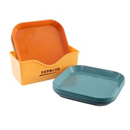 Unlimited Bliss Music Words Sharing Dish (8 Pieces Pack) Spit Bone Dish Dining Table Trash Plate Sna